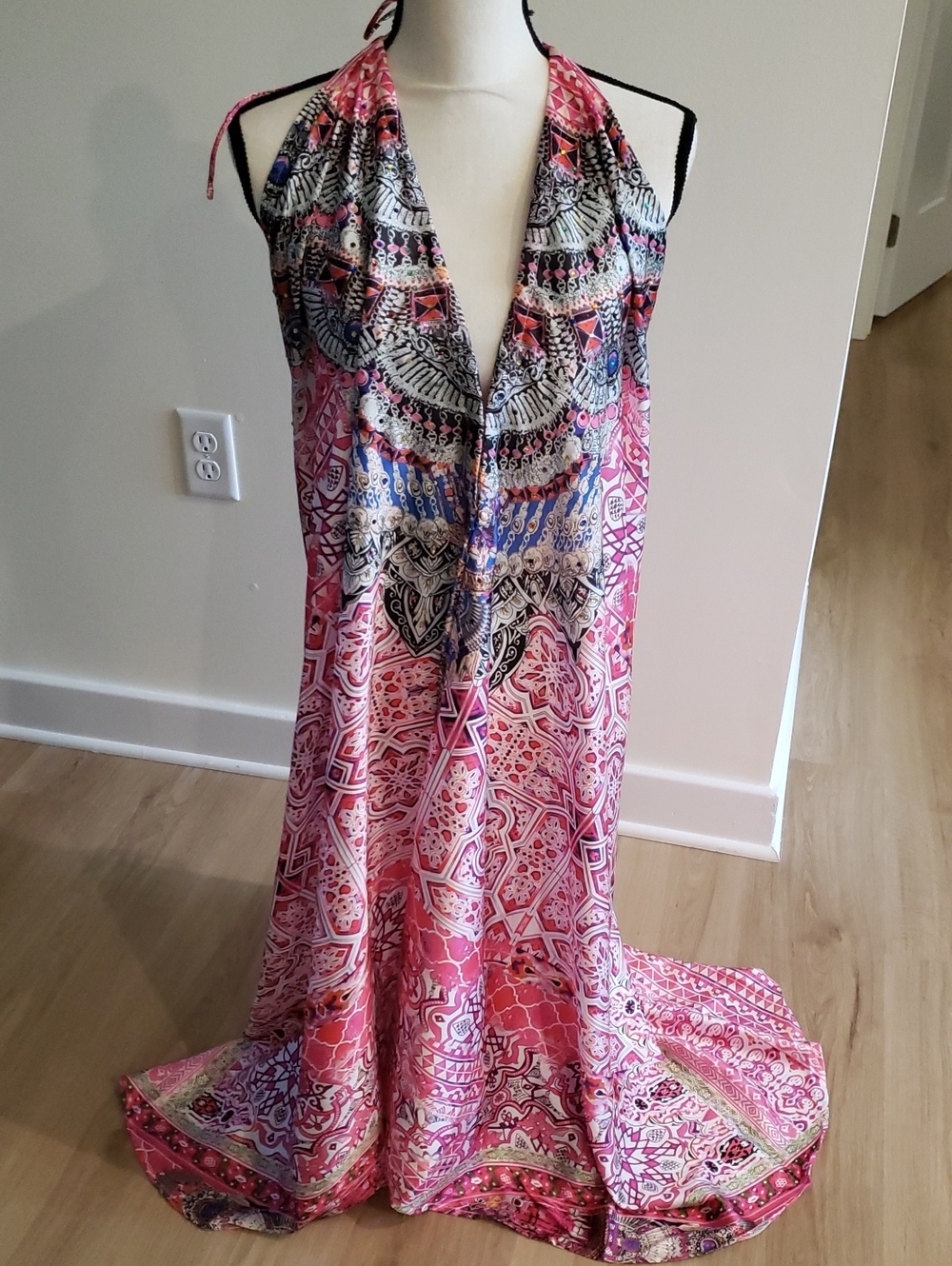 NEW Venus Embellished Resort Beach Cover-Up Maxi Dress Glamourous!